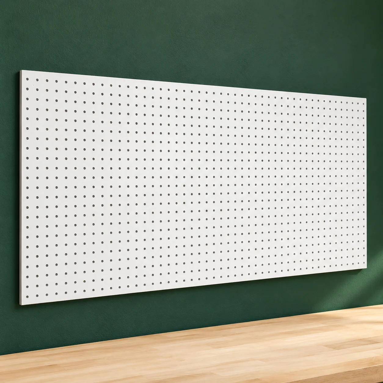 Peggy’s Panneau MDF blanc — illustration fidèle à la référence, dans un décor d’atelier